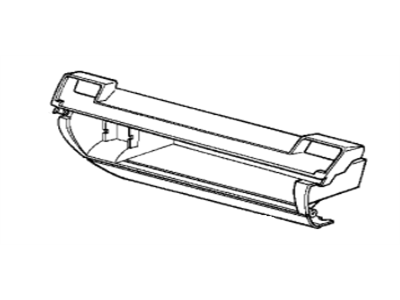 BMW 51-16-2-252-070 Glove Box Housing