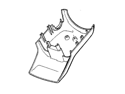 BMW 32-31-1-156-475 Lower Trim Panel
