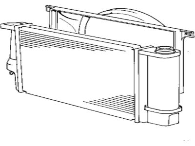 BMW 17-10-1-438-457 Fan Shroud