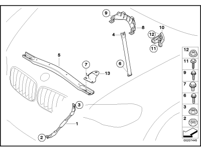 BMW 07-14-6-956-503 Blind Rivet Nut, Flat Headed
