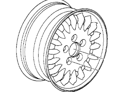 BMW 36-11-1-180-069 Light Alloy Rim