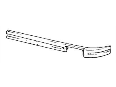 BMW 51-11-1-874-235 Rubber Strip Left