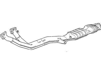 BMW 11-76-1-706-212 Catalytic Converter Exhaust Pipe