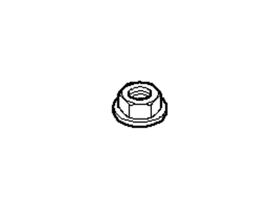 BMW 07-12-9-904-008 Hex Nut With Plate