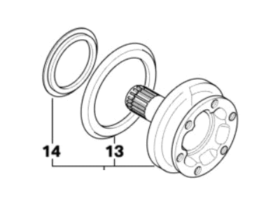 BMW 33-13-1-213-986 Drive Flange Output