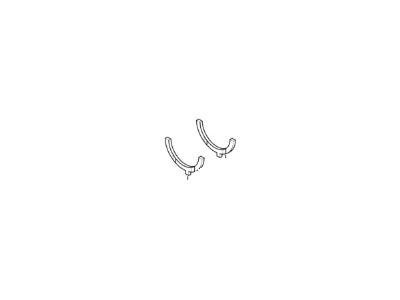 BMW 11-21-1-702-144 Lower Guide Washer