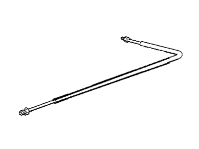 BMW 34-32-1-161-849 Pipe Rubber Covered