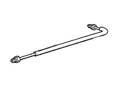 BMW 34-32-1-161-856 Pipe Rubber Covered