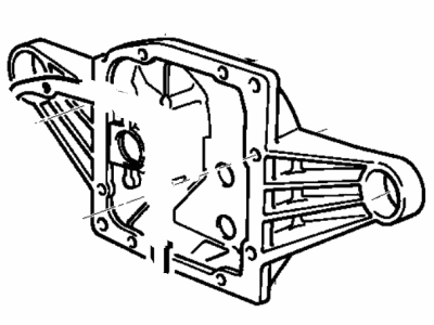 BMW 33-11-1-212-662 Transmission Cover With Rubber Mounting