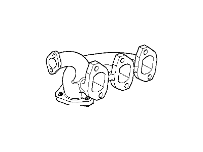 BMW 11-62-1-704-536 Exhaust Manifold