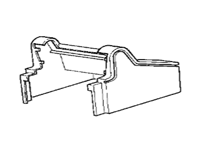 BMW 51-16-8-151-697 Console Rear