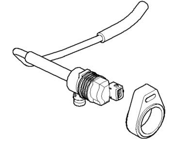 BMW 13-90-7-557-923 Fuel Tank Ventilation Valve With Pipe