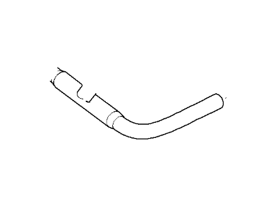 BMW 64-21-8-390-710 Radiator And Engine Return Hose
