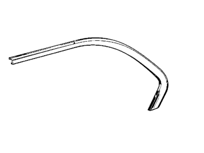 BMW 51-34-1-850-865 Moulding Window Frame Left