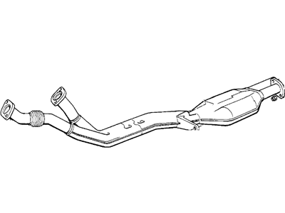 BMW 11-76-1-728-977 Exhaust Pipe