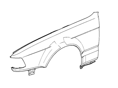 BMW 41-35-1-963-537 Side Panel, Front Left