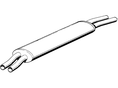 BMW 18-12-1-246-747 Rear Muffler