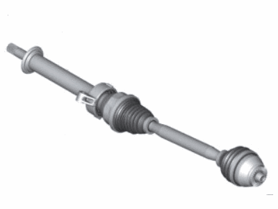BMW 31-60-8-611-323 Front Left Cv Axle Assembly