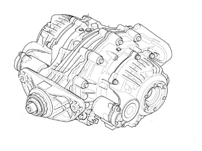 BMW 33-10-7-582-389 Rear Axle Differential
