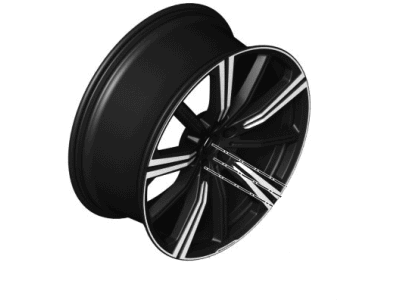 BMW 36-11-6-883-767 Light Alloy Rim, Black