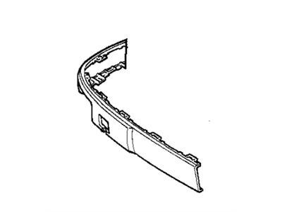BMW 51-11-1-971-616 Rubber Strip Right