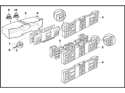 BMW 64-11-6-901-307 Exchange. Automatic Air Conditioning Control