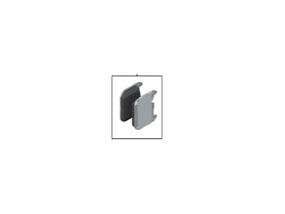 BMW 34-11-6-859-066 Disc Brake Pad Repair Kit