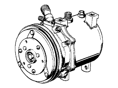 BMW 64-52-1-377-947 Air Conditioning Compressor
