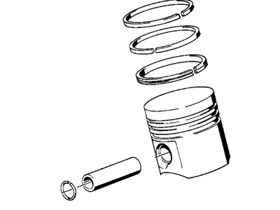 BMW 11-25-1-735-939 Nueral/Alcan Piston