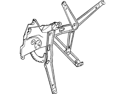 BMW 51-33-1-977-610 Front Right Door Window Regulator