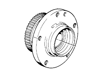 BMW 31-21-2-226-640 Wheel Hub With Bearing, Front