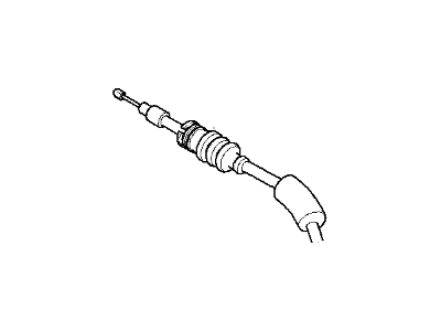 BMW 34-43-6-780-016 Bowden Cable, Parking Brake, Left