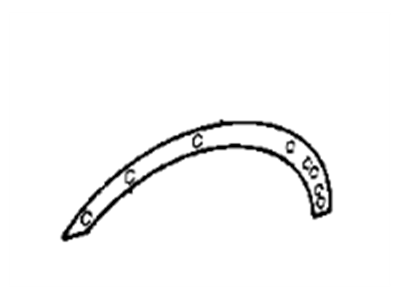 BMW 51-71-1-952-311 Template Front Left