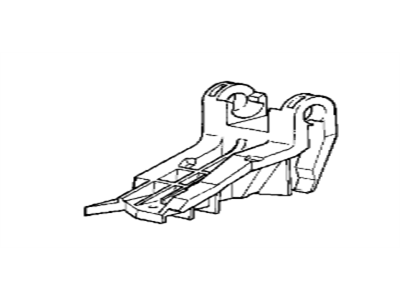 BMW 51-16-8-132-485 Console Carrier