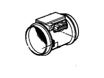 BMW 13-62-1-311-950 Mass Air Flow Sensor