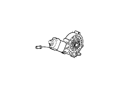 BMW 51-33-1-380-854 Window Motor Right