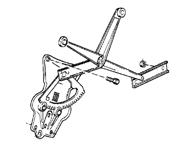 BMW 51-32-1-965-078 Front Right Door Window Regulator