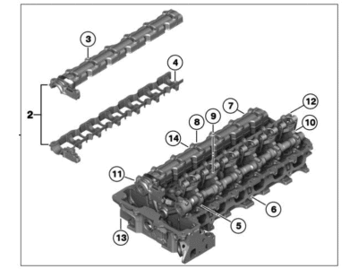 BMW 11-12-0-392-547 Set Of Aluminium. Screws For Cylinder Head