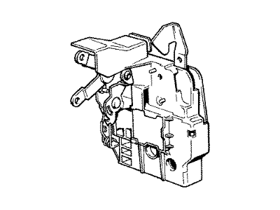 BMW 51-22-8-103-492 Actuator Bracket Right Door Lock