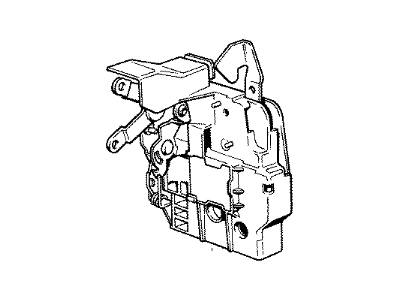 BMW 51-22-8-103-491 Actuator Bracket Left Door Lock