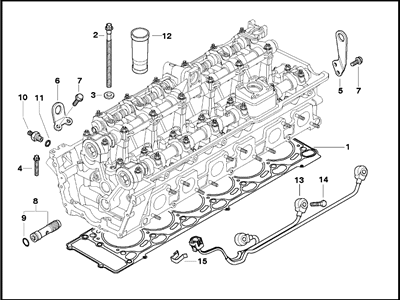BMW 11-12-0-152-551 Gasket Set Cylinder Head Asbestos Free