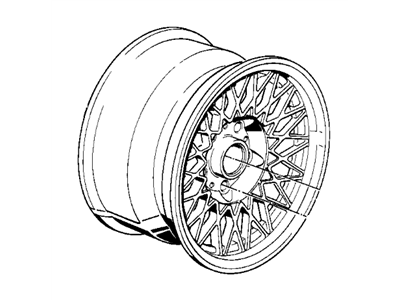 BMW 36-11-2-225-540 Light Alloy Rim