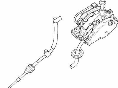 BMW 25-16-3-420-337 Gear Shifter Assembly