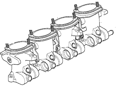 BMW 13-54-7-831-445 Throttle Body