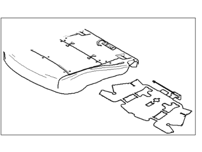BMW 52-10-7-244-121 Basic Seat Upholstery, Right