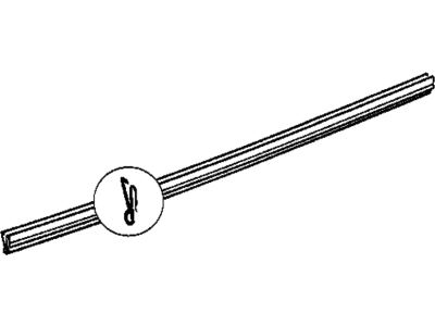 BMW 51-21-1-970-063 Door Weather Strip Outer Left