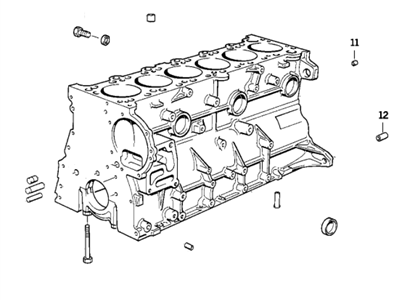 BMW 11-11-9-064-460 Gasket Set Engine Block Asbesto Free