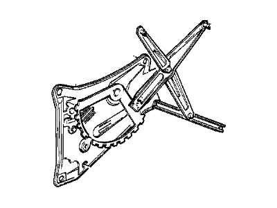 BMW 51-32-1-938-368 Front Right Door Window Regulator