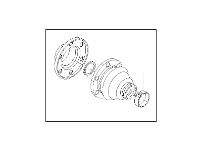 BMW 33-21-1-229-205 Repair Kit Bellows, Interior