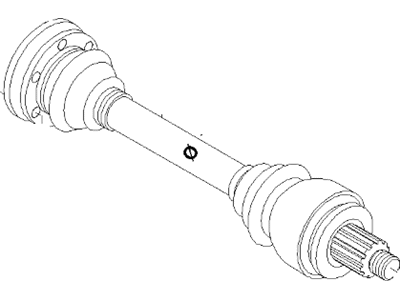 BMW 33-21-2-228-156 Axle Output Shaft